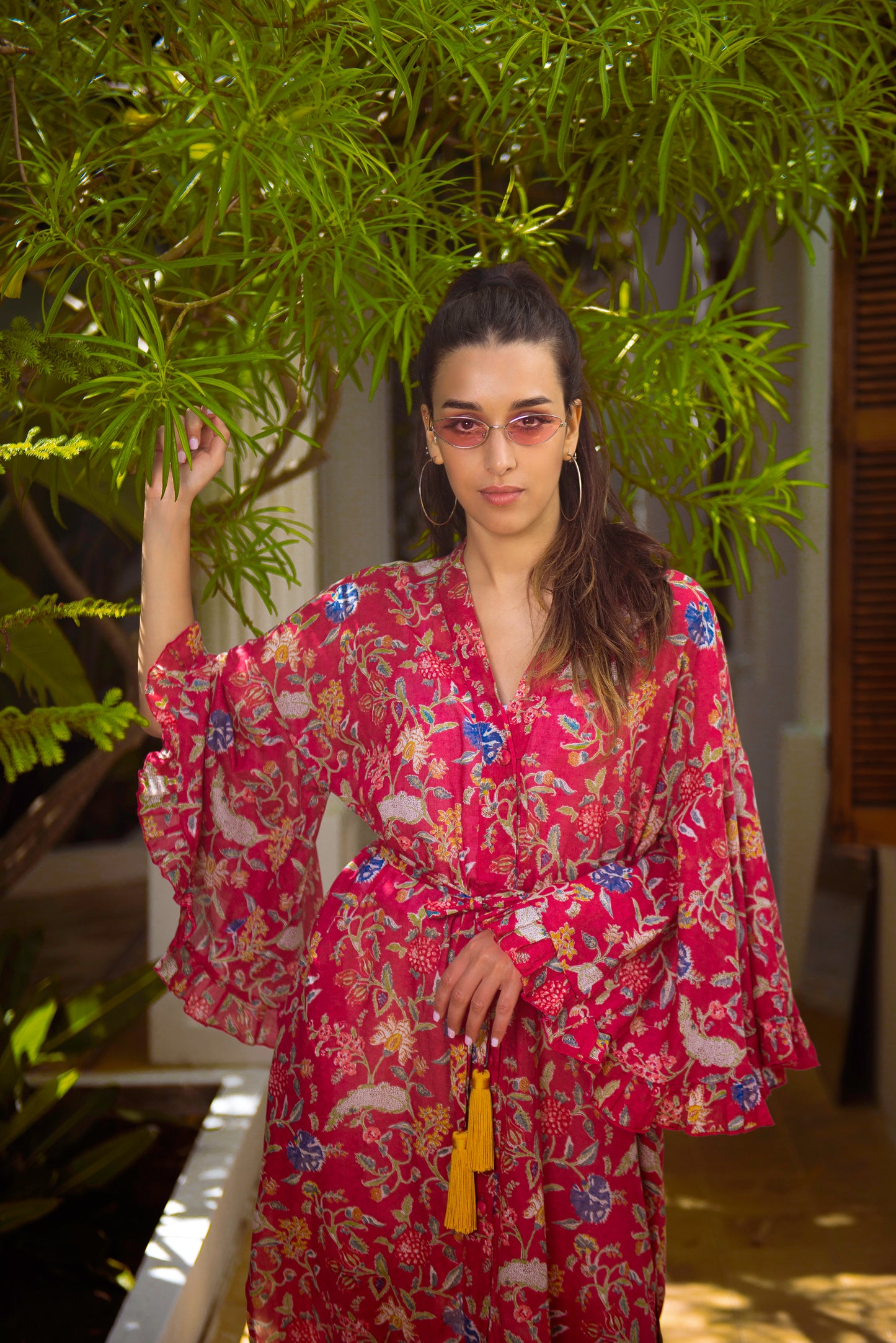 CABO FLORAL KAFTAN