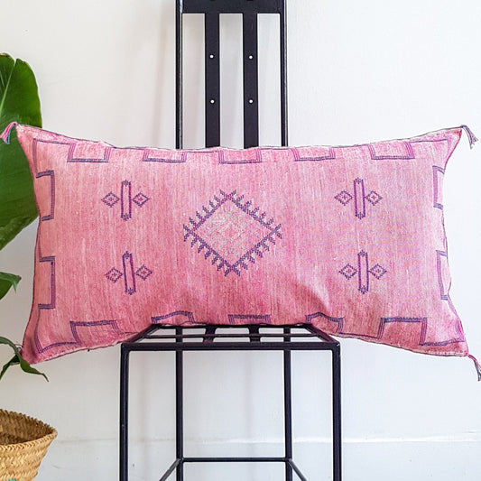 PINK LUMBAR PILLOW