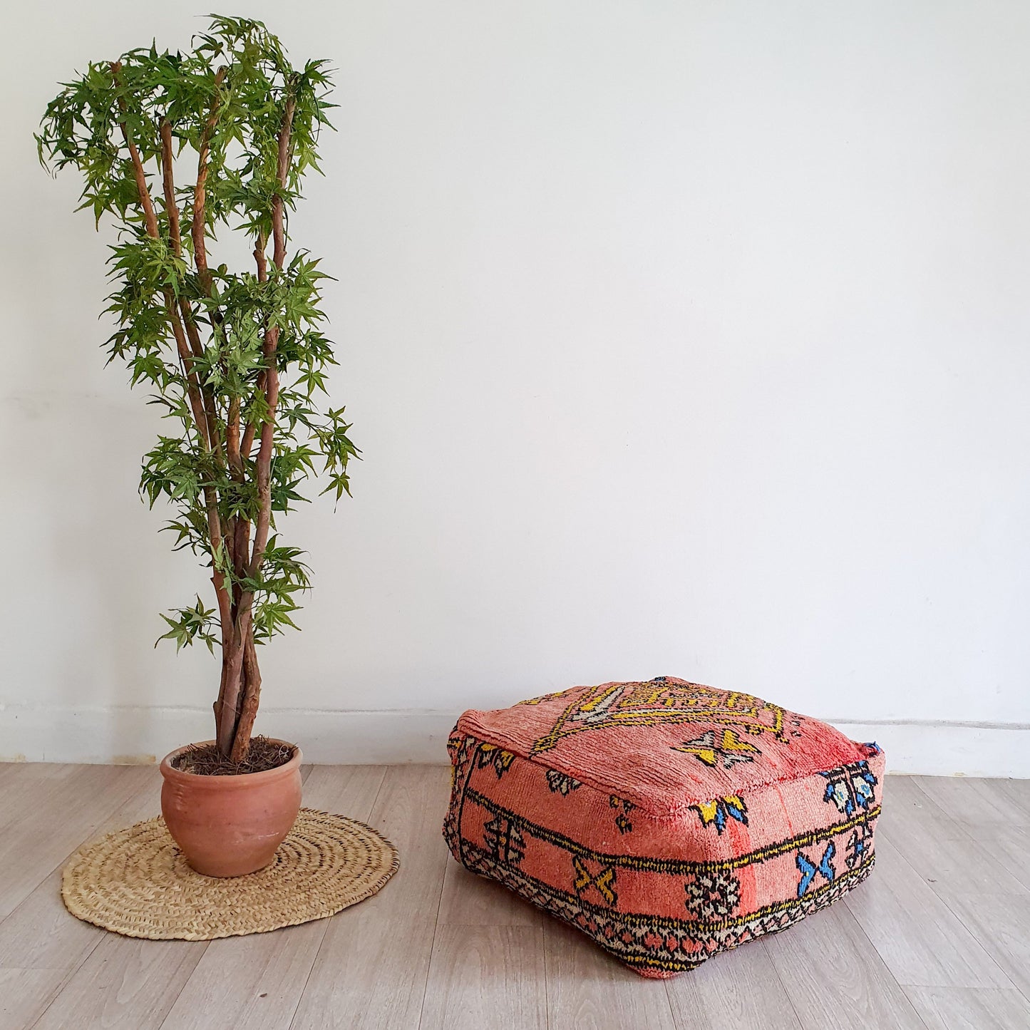 POUF KILIM ROSE