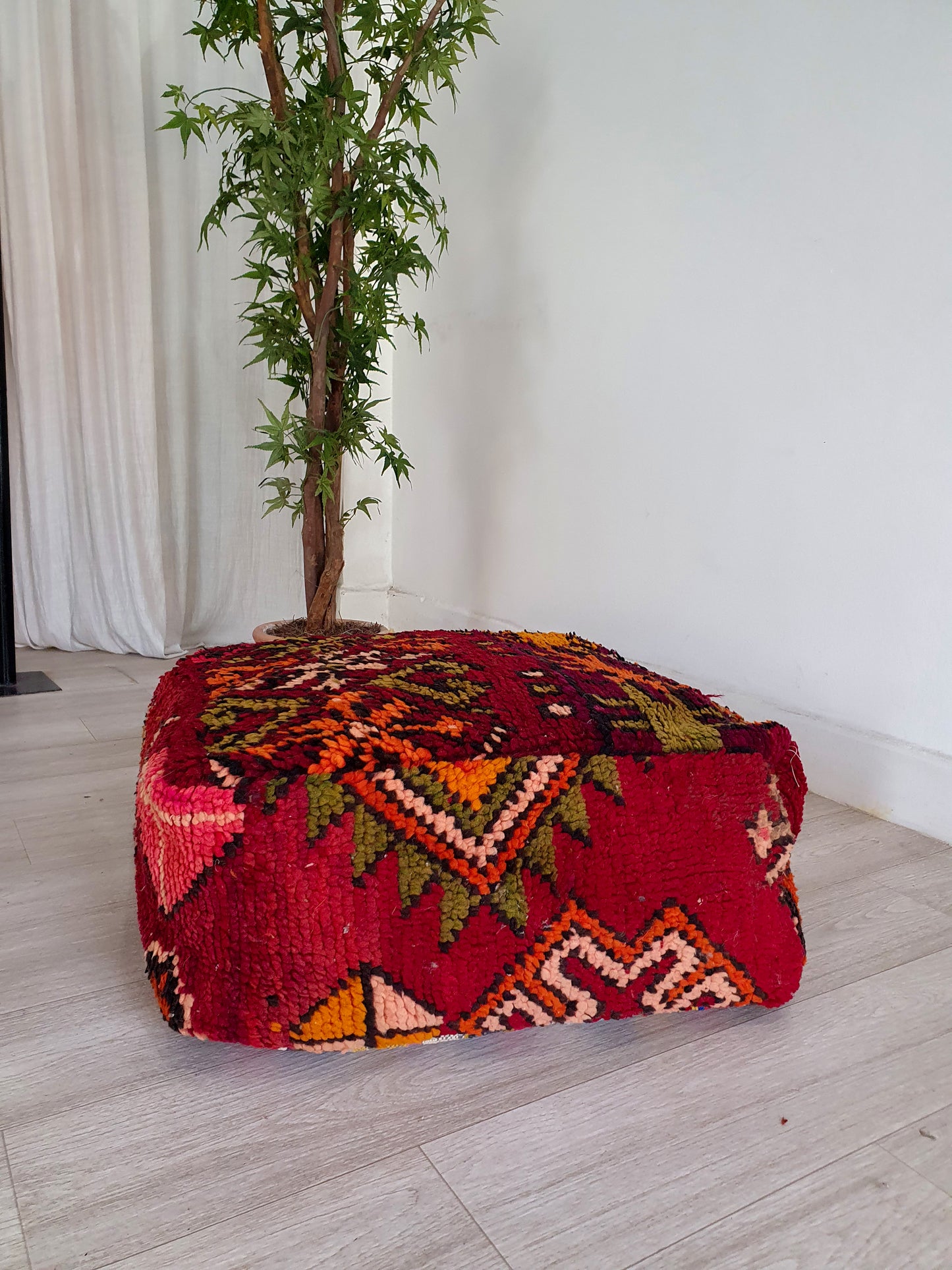 KILIM FLOOR POUF