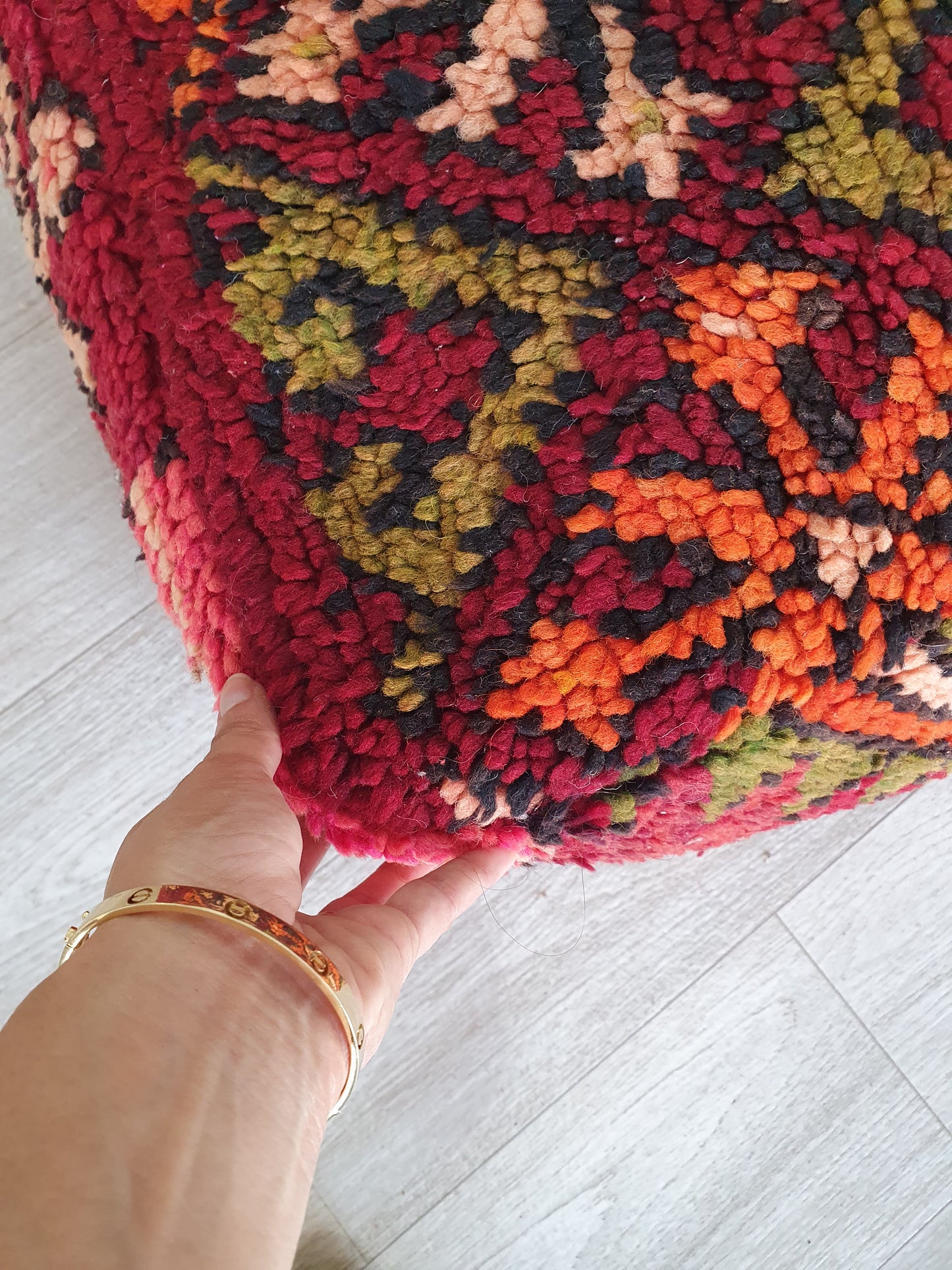 KILIM FLOOR POUF