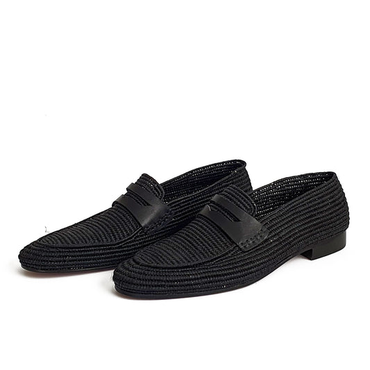 MOCASSIN CAPRI EN RAPHIA