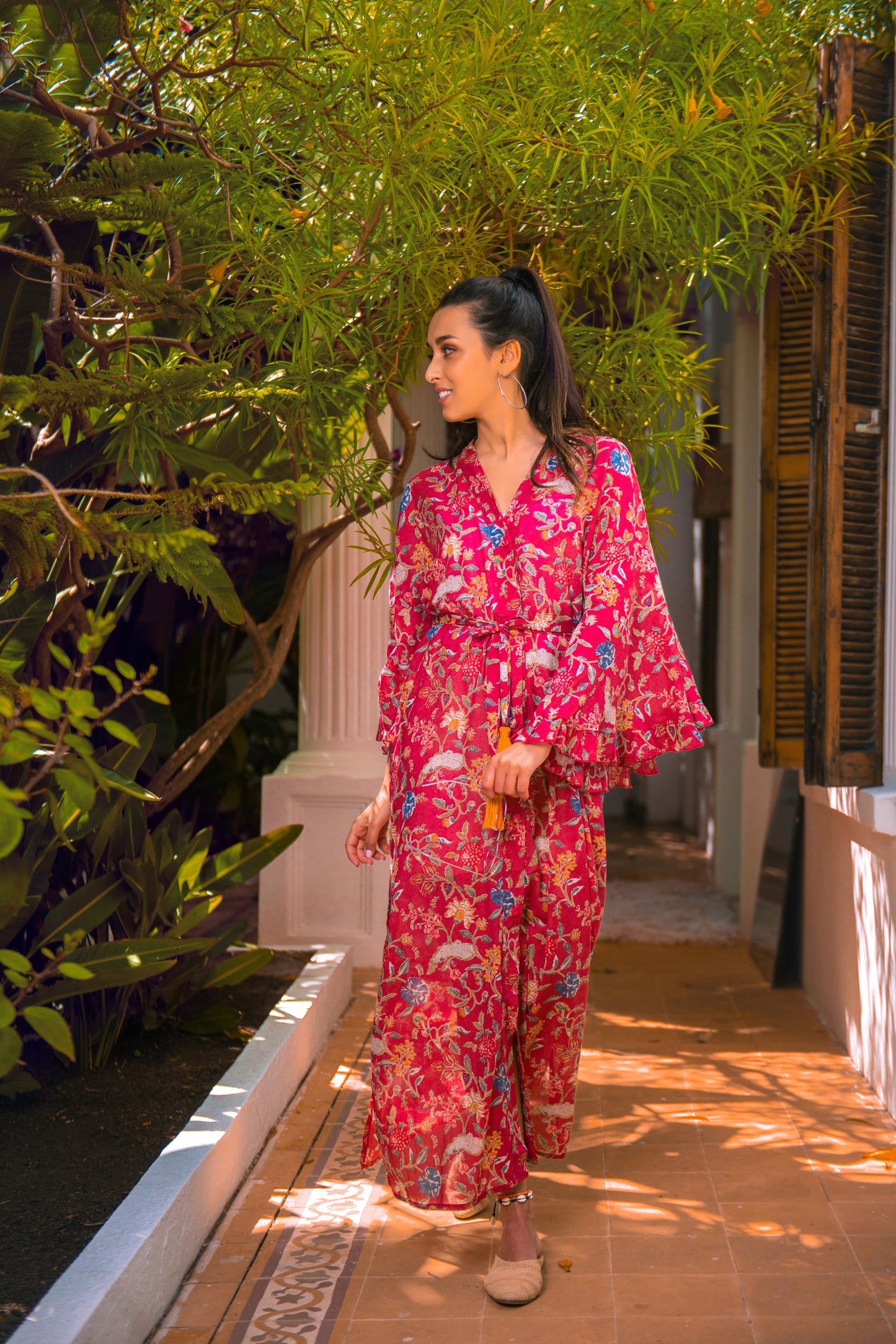 CABO FLORAL KAFTAN