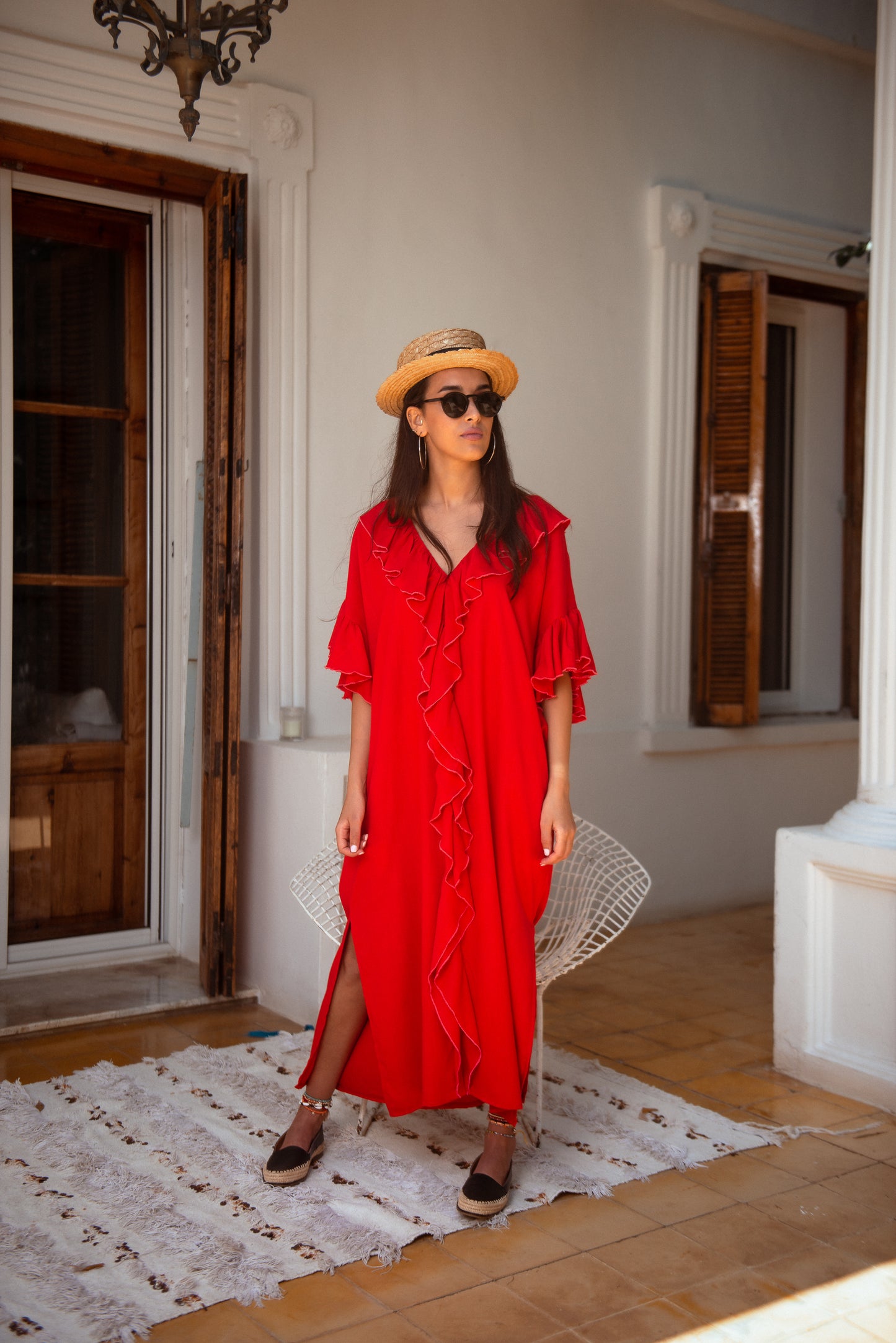 CAFTAN ROUGE SICILE