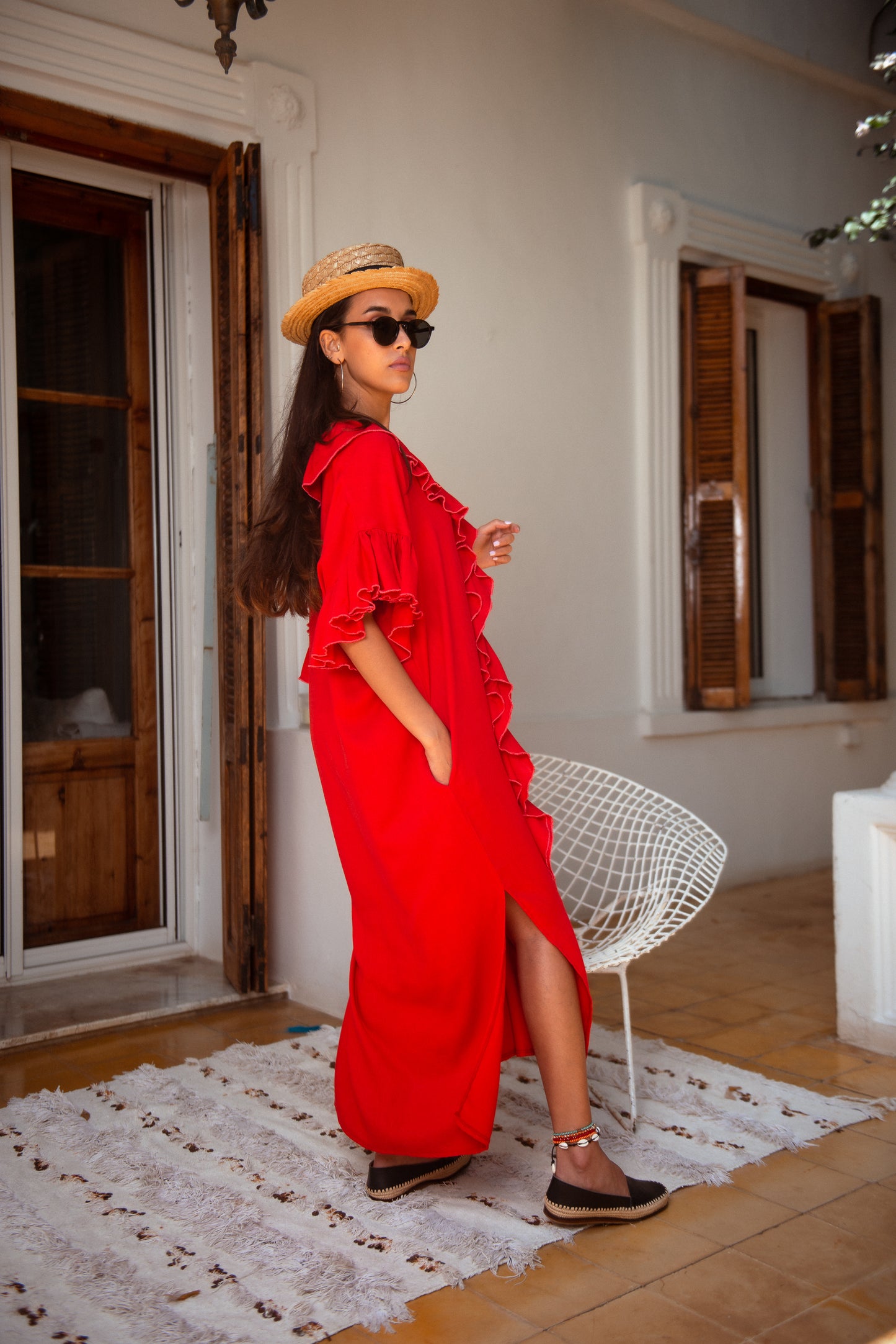 CAFTAN ROUGE SICILE