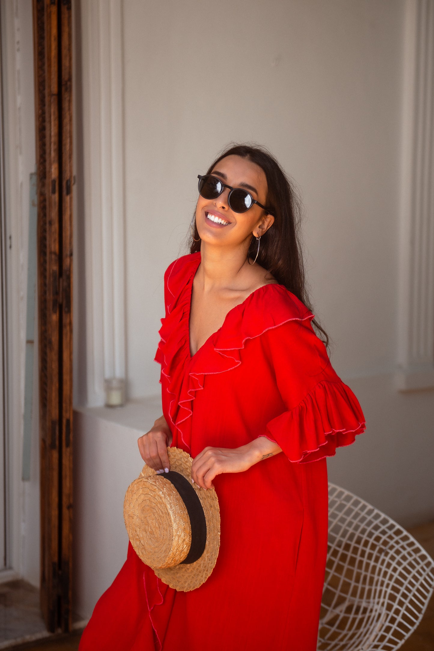 CAFTAN ROUGE SICILE