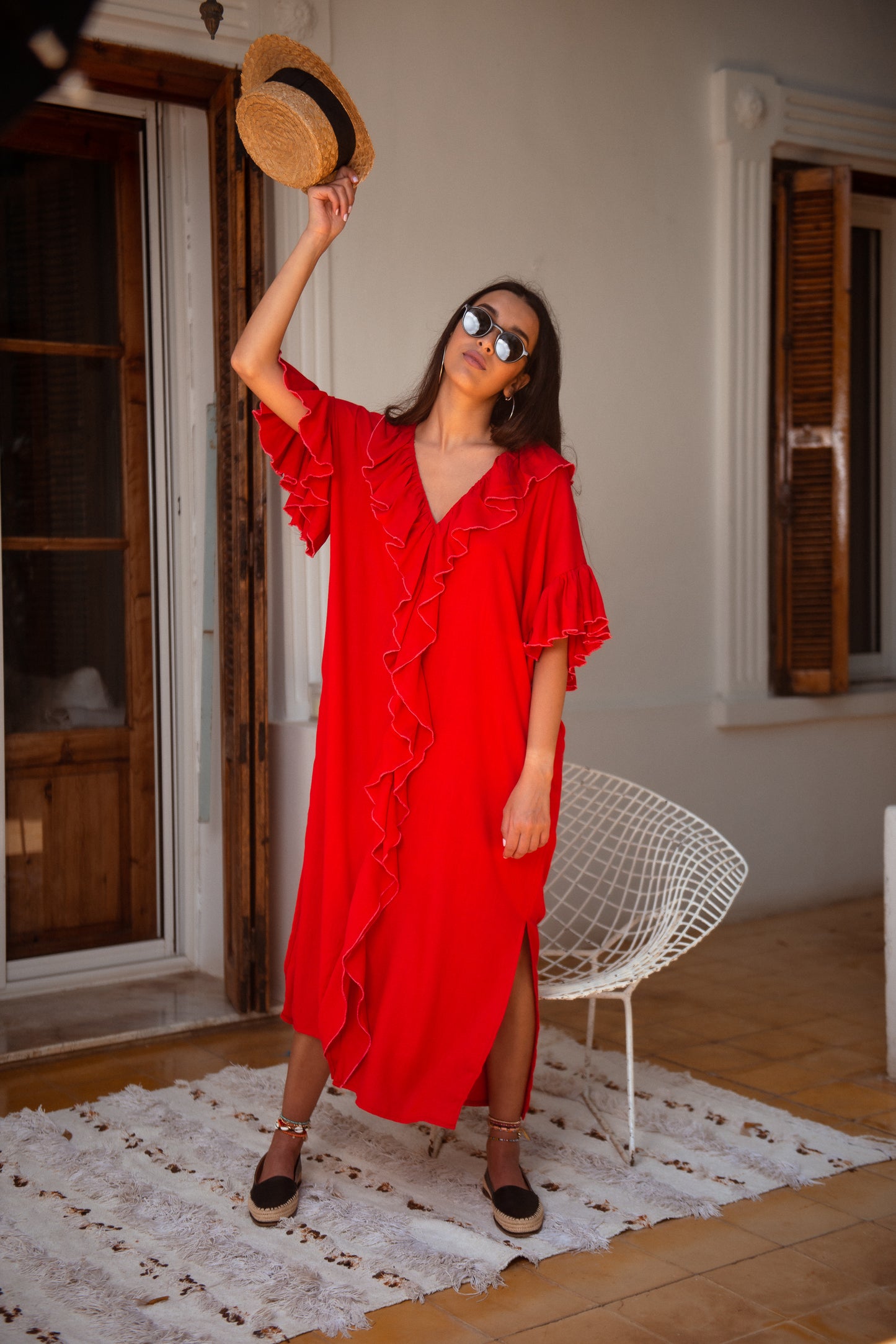 CAFTAN ROUGE SICILE